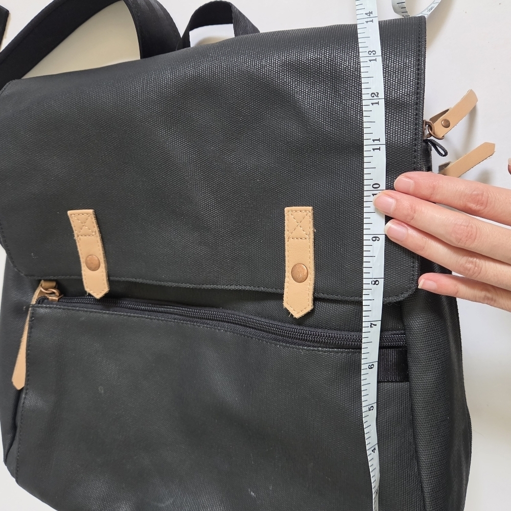 Petunia Pickle Bottom Meta Diaper Backpack in Black Matte Canvas - Picture 12 of 12